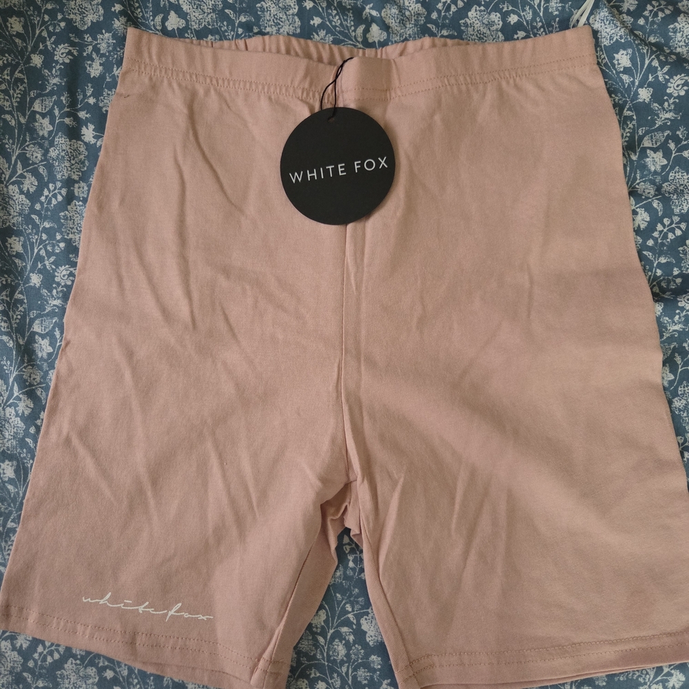 White Fox Women's Pink Bike Shorts